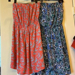2 strapless summer dresses. Very good conditions.